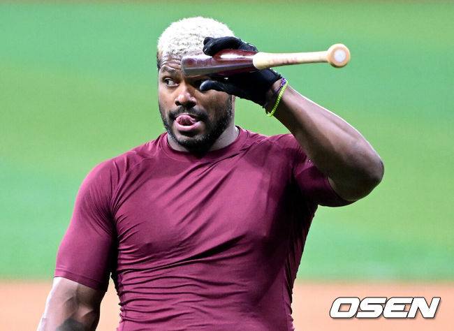 [OSEN=최규한 기자] 키움 시절 야시엘 푸이그. 2025.05.05 / dreamer@osen.co.kr