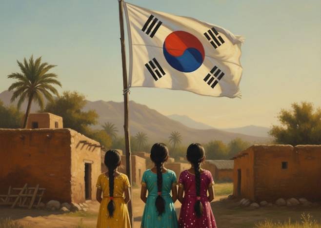 한국 문화에 푹 빠져있던 인도의 어린 세 자매가 투신 사망하는 사건이 발생했다. 사진은 AI 합성 이미지. 기사와 관계 없음