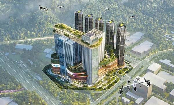 하림그룹이 서울 서초구 양재동에 추진 중인 도시첨단물류단지 개발사업 조감도. 서울시