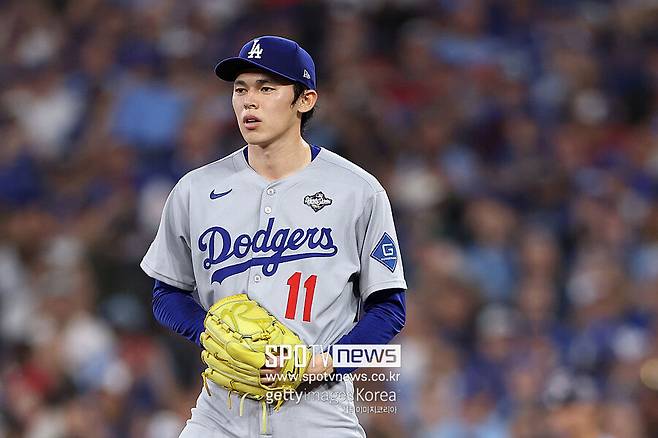 ▲ LA다저스 투수 사사키 로키.