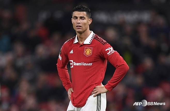 맨유 시절 크리스티아누 호날두. /AFPBBNews=뉴스1