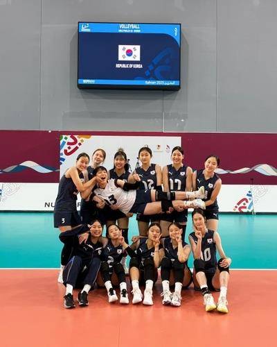 트라이아웃을 거쳐 선발됐던 U-16 여자배구 대표팀 선수들 [대한배구협회 제공. 재판매 및 DB 금지]