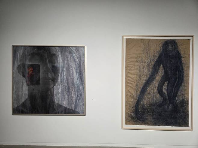 김명수 작가 작품들 (서울=연합뉴스) 박의래 기자 = 서울 은평구 사비나미술관에서 열린 개관 30주년 기념전에 전시 된 김명수 작가의 작품들. 2026.2.5. laecorp@yna.co.kr