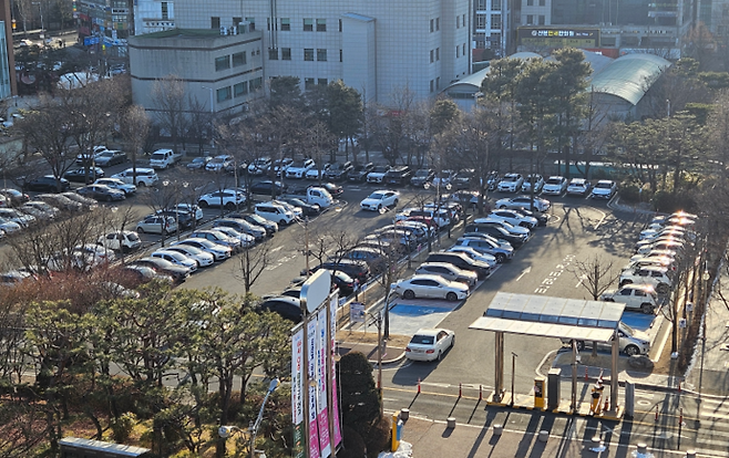 군포시청부설민원주차장. 사진제공 군포시