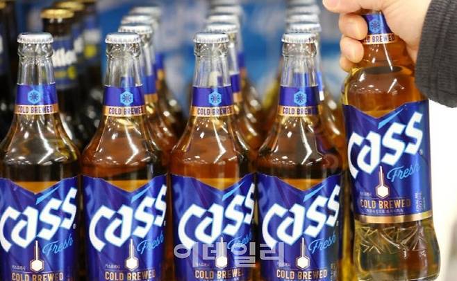 외국계 기업인 오비맥주의 대표브랜드인 ‘카스’(사진=연합뉴스)