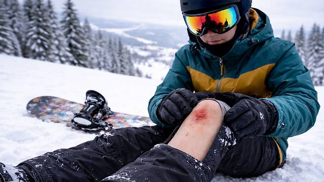 찰과상이란 피부가 거친 표면에 긁히거나 마찰로 인해 표피가 벗겨지는 얕은 상처를 말한다｜출처: Gemini 생성