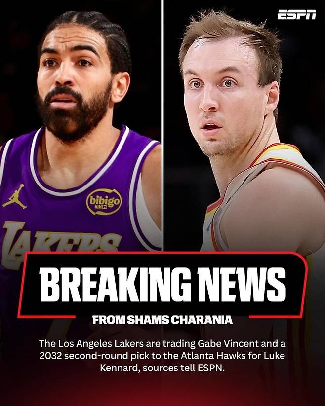 (왼쪽부터) 게이브 빈센트, 루크 케너드