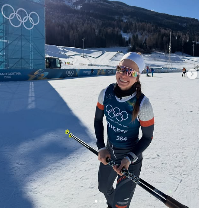 러시아 출신 크로스컨트리 선수 다리야 네프리야예바. 사진 출처 네프리야예바 인스타그램