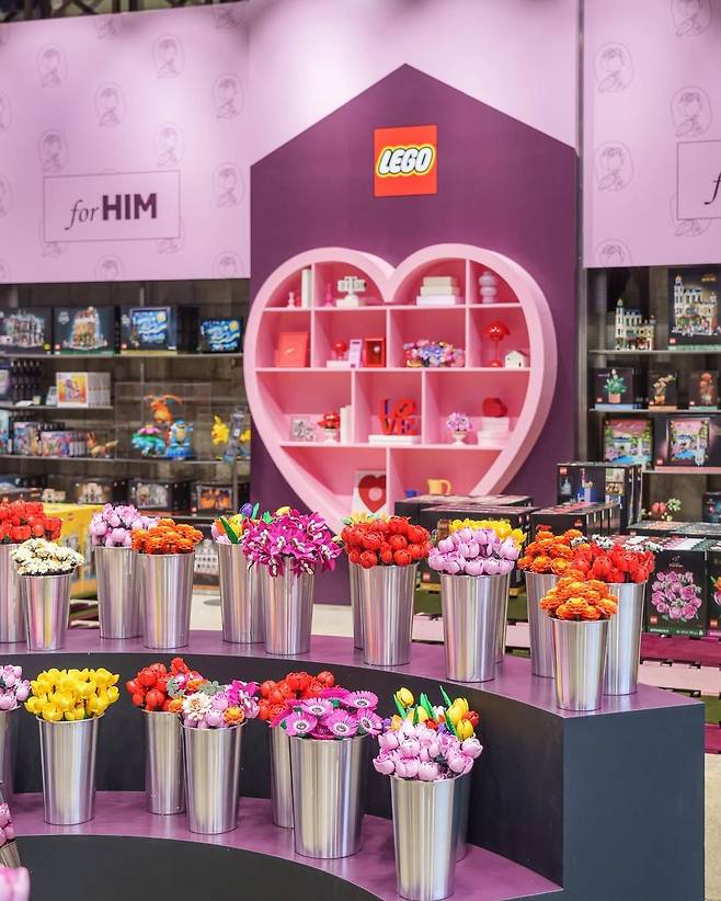 레고 발렌타인데이 팝업스토어