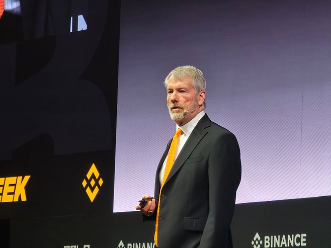 마이클 세일러 스트레티지 의장<사진=최근도 기자>