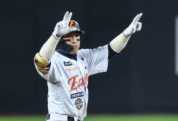 프로야구 프리에이전트(FA) 마지막 주자 손아섭이 한화에 잔류한다. 사진은 KBO리그 한화 손아섭 모습. /사진=뉴스1
