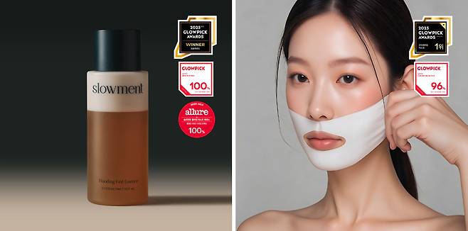 28일 행사 방문객 전원에게 후원사 슬로먼트의 마스크팩과 에센스 키트가 제공된다. 사진제공|Slomant