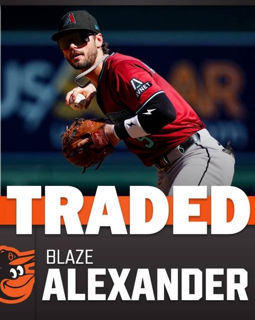 ▲ 볼티모어 오리올스가 애리조나 다이아몬드벡스와 트레이드로 유틸리티 플레이어 블레이즈 알렉산더를 영입했다. ⓒMLB 네트워크