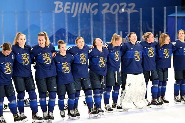 핀란드 여자 아이스하키 국가대표팀. /AFPBBNews=뉴스1