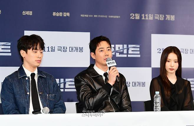 배우 박정민(왼쪽부터), 조인성, 신세경. 사진 I 스타투데이DB