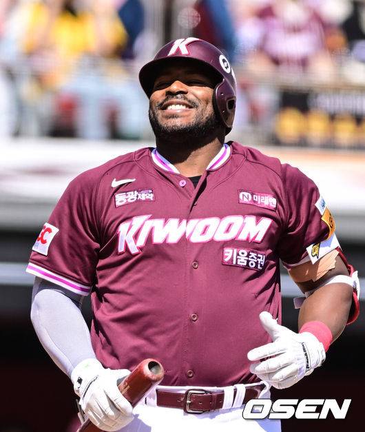 키움 히어로즈 시절 야시엘 푸이그. /OSEN DB