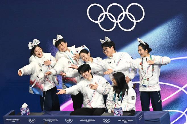한국 피겨 대표팀.(사진=AFPBBNews)