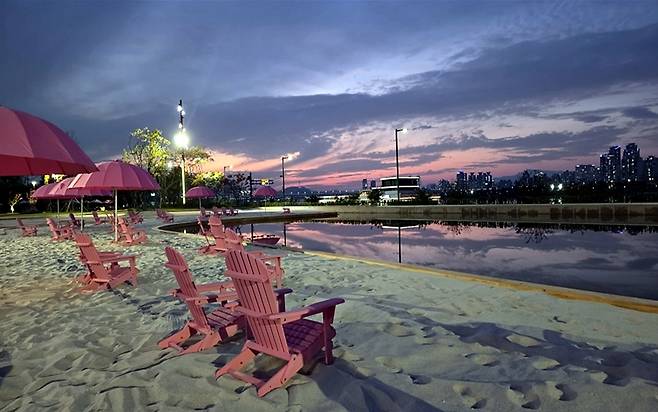 잠실물놀이장 비치정원