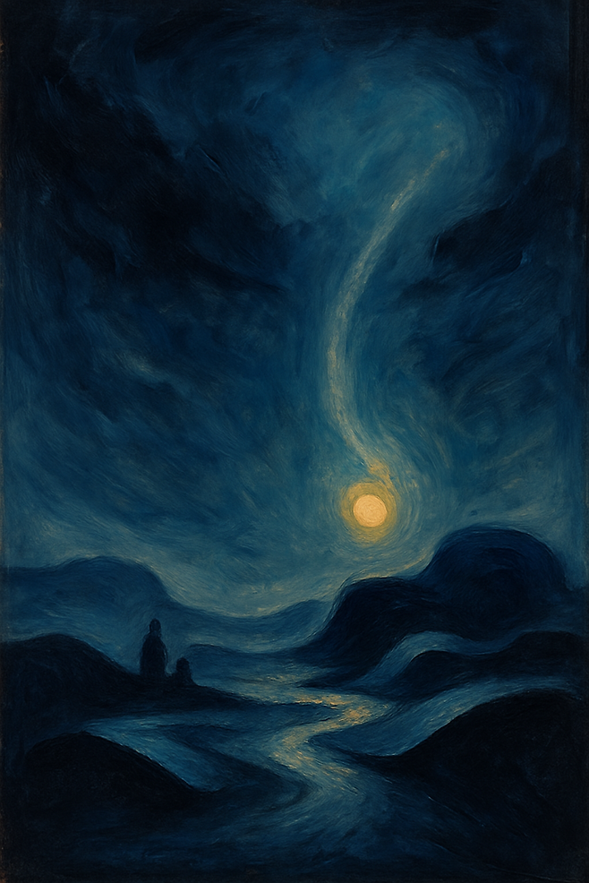 윤동주의 '서시'를 표현한 김연식 작가의 동명작.