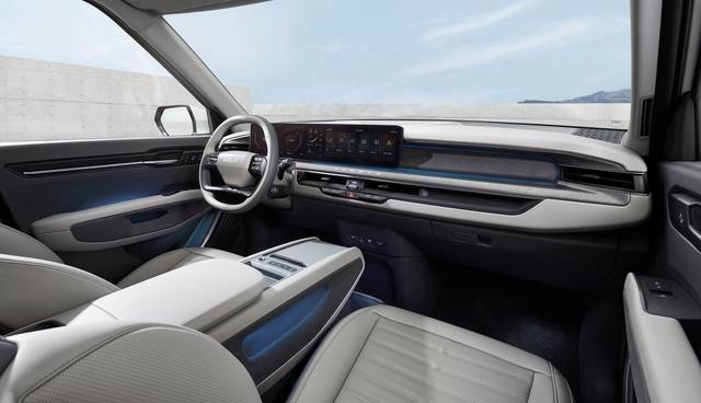 기아 EV9 부분변경 모델 실내. 기아 제공