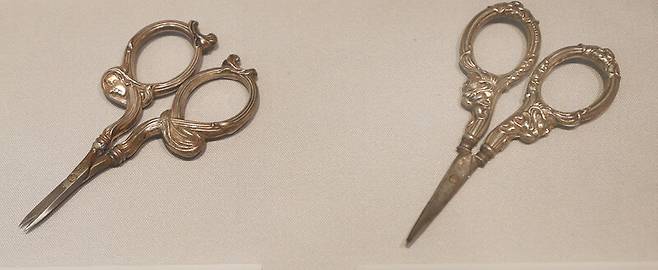 가위박물관에 전시된 가위들. 세계에서 유일하다. 박미향 기자