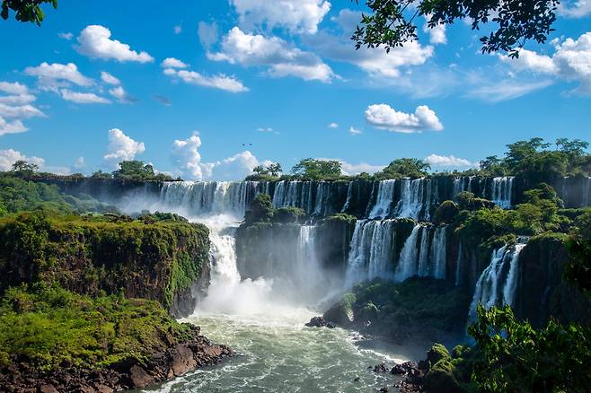 세계 최대 규모 이구아수폭포.