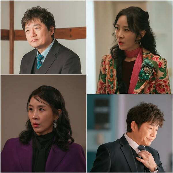 배우&nbsp; 최재성(남), 김희정(여) ⓒKBS 2TV '붉은 진주'