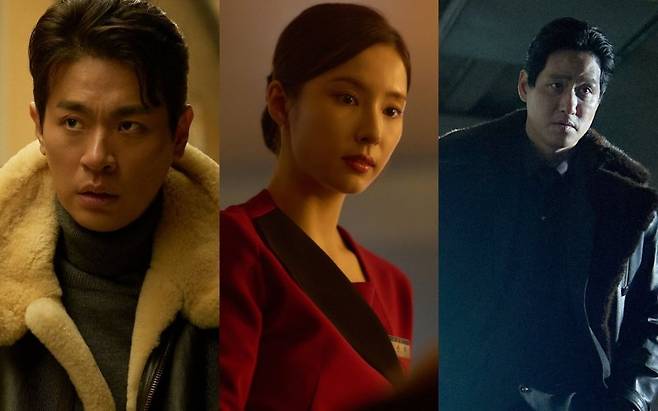 배우 조인성(위)·박정민(아래 왼쪽부터)·신세경·박해준이 주연한 영화 '휴민트'는 러시아 블라디보스토크를 무대로 남북한 정보원이 격돌하는 이야기로 멜로가 양념처럼 스며있다. NEW 제공