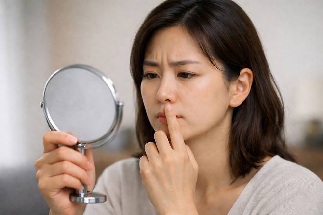 ‘외모정병(외모+정신병)’은 본인의 외모에 지나치게 집착하며 콤플렉스에 시달리는 현상을 일컫는 신조어다. 그런데 이는 단순한 외모 불만이나 집착이 아니라 불안‧강박과 밀접하게 연관된 ‘신체이형장애(BDD)’일 수 있다./사진=chatGPT