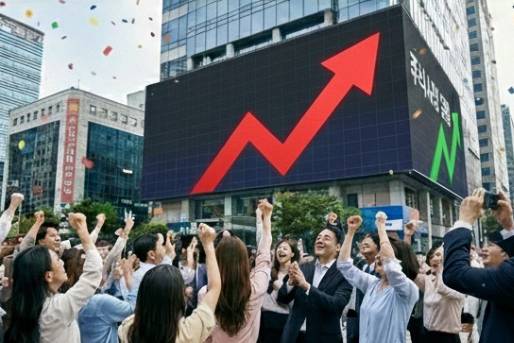 새해 랠리에 힘입어 국내 주식시장 전체 시가총액이 독일과 대만을 제치고 세계 8위에 오른 것으로 나타났다. 사진은 AI 생성 이미지로, 본 기사 내용과 무관.  [사진=제미나이]