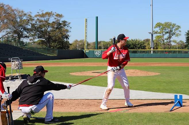 ▲ 올 시즌 팀의 타격 향상을 최대 목표로 둔 SSG는 OPS, 그리고 OPS를 높이기 위한 방법론을 꾸준하게 연구하며 적용하고 있다 ⓒSSG랜더스