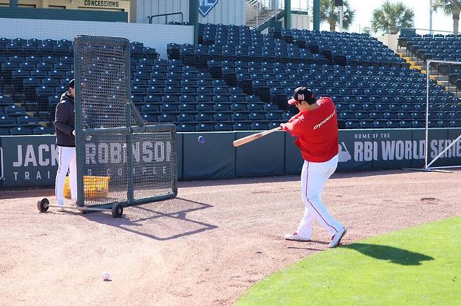 ▲ SSG는 인플레이타구 비율과 타구 속도를 같이 끌어올려 팀의 장타력을 배가시킨다는 구상을 가지고 있다 ⓒSSG랜더스