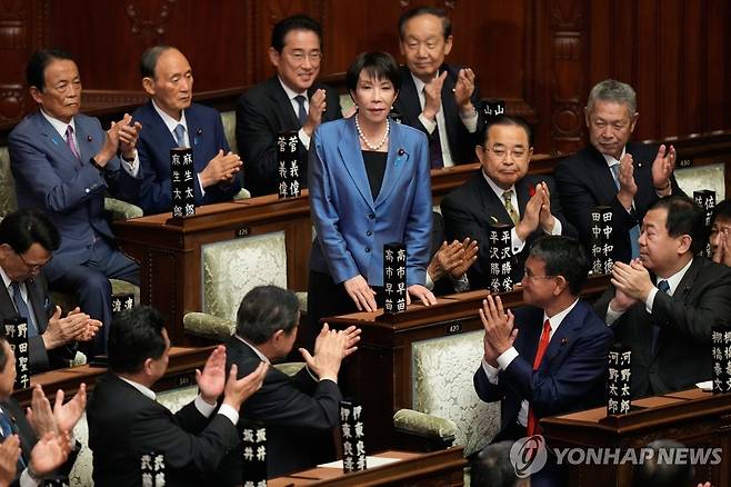 다카이치 사나에 일본 총리 [AP 연합뉴스 자료사진. 재판매 및 DB 금지]