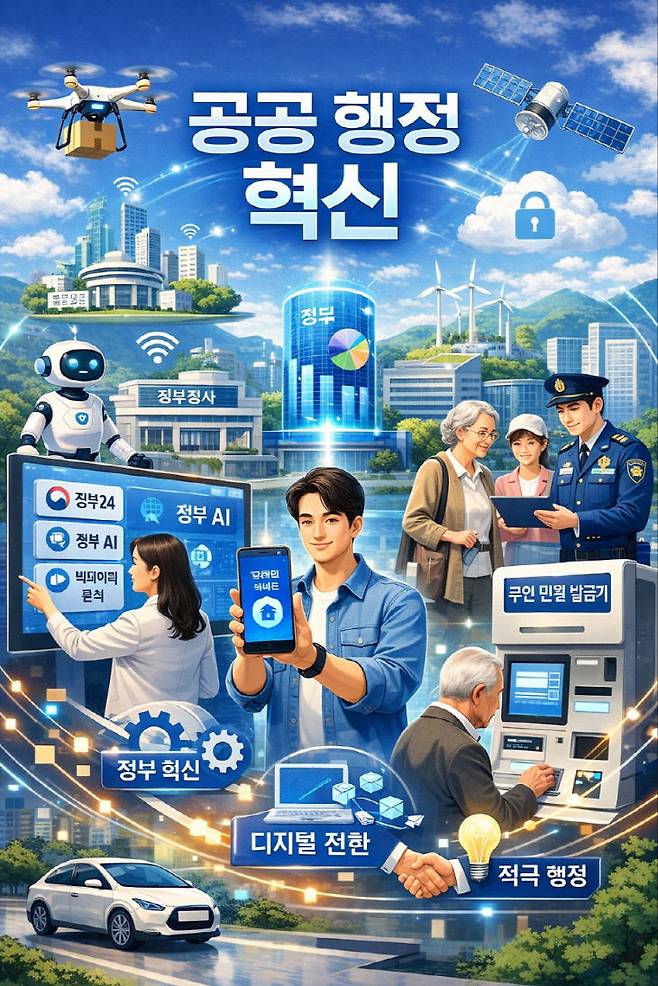 AI로 생성한 공공 행정 혁신 이미지.