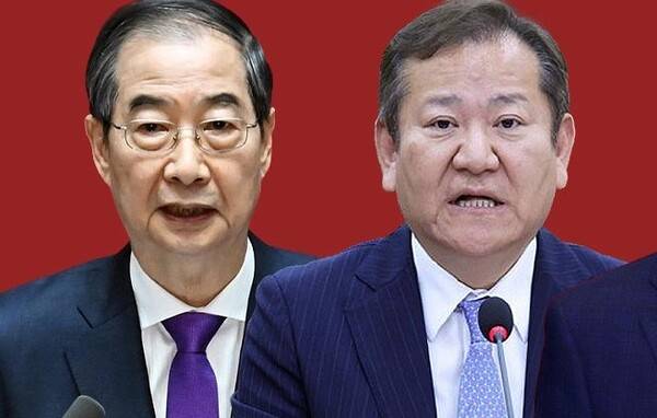 한덕수(왼쪽), 이상민 ⓒ제주의소리 자료사진