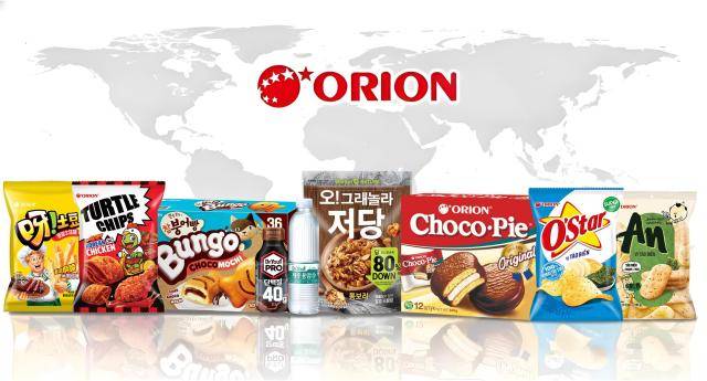 오리온 글로벌 대표 제품 [사진=오리온]