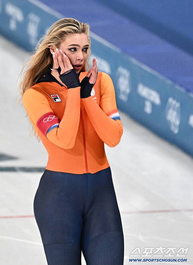 9일 이탈리아 밀라노 스피드스케이팅 스타디움에서 밀라노동계올림픽 스피드스케이팅 여자 1000m 경기가 열렸다. 금메달 확정한 유타 레이르담. 밀라노(이탈리아)=송정헌 기자songs@sportschosun.com/2026.02.09/