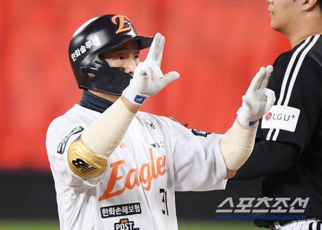 한화 이글스와 1년 1억원에 재계약한 손아섭은 3000안타까지 382개를 남겨 놓고 있다. 정재근 기자 cjg@sportschosun.com