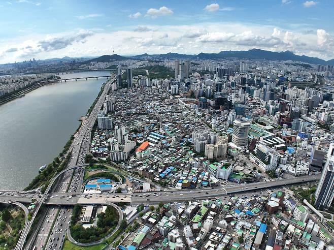 성수전략정비구역 4지구 전경.