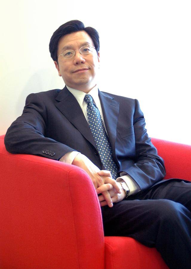 2008년 구글차이나 사장 시절의 리카이푸 박사. 한국일보 자료사진