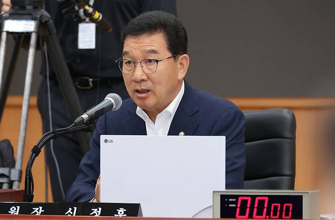 국회 행정안전위원장인 더불어민주당 신정훈 의원 [연합]