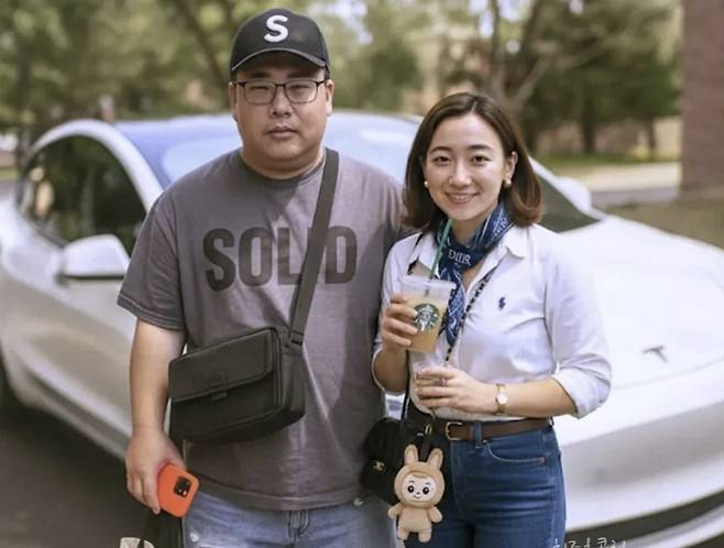 ‘영포티’ 남녀의 전형적인 패션을 표현한 인공지능(AI) 이미지