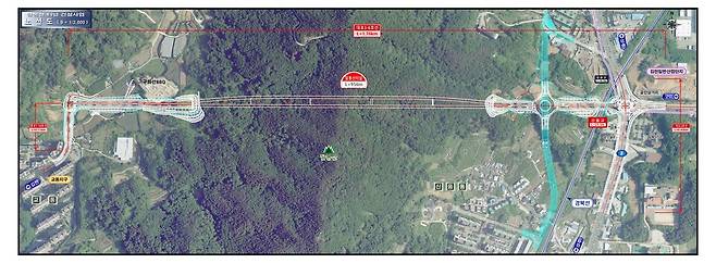 도봉산터널 건설사업 조감도 ⓒ김천시 제공