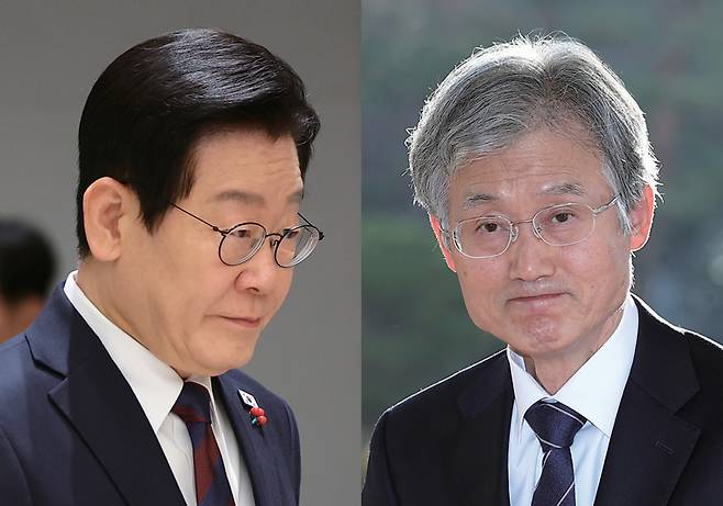 (왼쪽부터)이재명 대통령과 조희대 대법원장 ⓒ연합뉴스