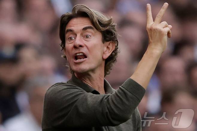 토마스 프랭크 감독이 토트넘을 떠난다.ⓒ AFP=뉴스1