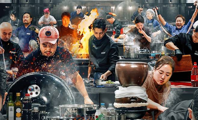 "Black spoon" chefs that will appear on the second season of Netflix cooking survival show "Culinary Class Wars" [NETFLIX]