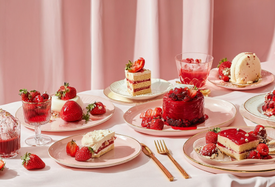 카페 스와로브스키 딸기 뷔페  / 사진=파라다이스시티