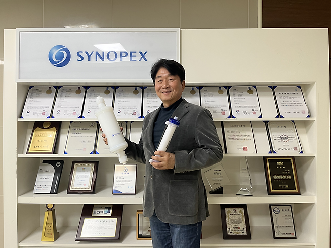 황지호 시노펙스 부회장. [안서진 기자]