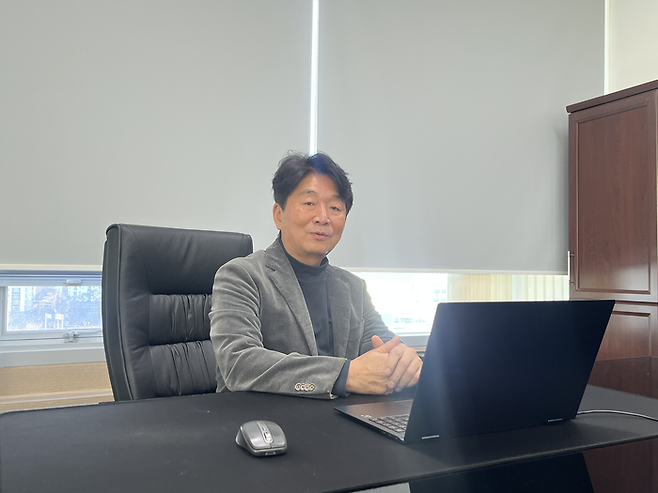 황지호 시노펙스 부회장. [안서진 기자]