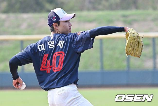 [OSEN=타이난(대만), 이석우 기자] 롯데 자이언츠 이영재 089 2026.02.02 / foto0307@osen.co.kr